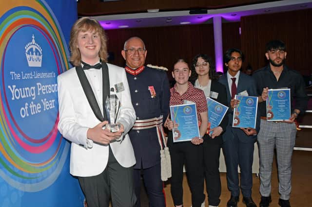Category winners from The Lord-Lieutenant’s Award for Young People 2022