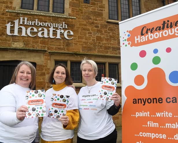 Organisers Sue Benson, Great Bowden Recital Trust, Claire Webb, The Paint Pottle, and Penny Nicholson of Harborough Culture Cafe.PICTURE: ANDREW CARPENTER