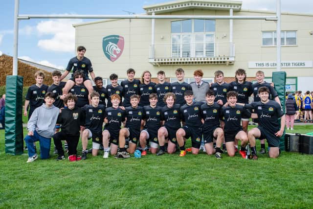 Market Harborough RUFC's under-16s were crowned county champions