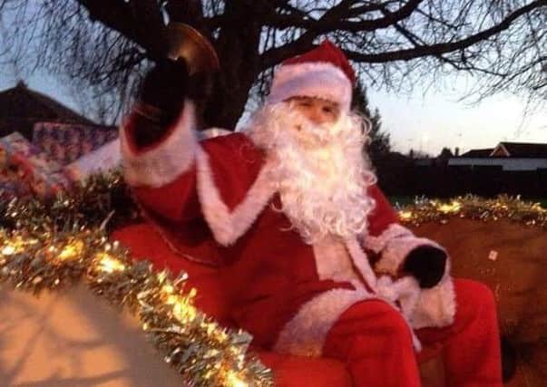 Santa will be touring Market Harborough