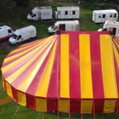 Happy's Circus boasts a 600-seater big top.