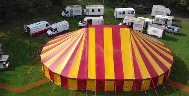 Happy's Circus boasts a 600-seater big top.