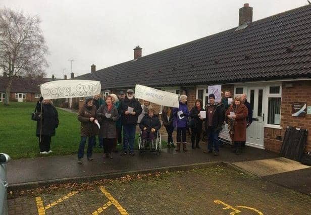 Protesters campaign against the Naseby Square plans
