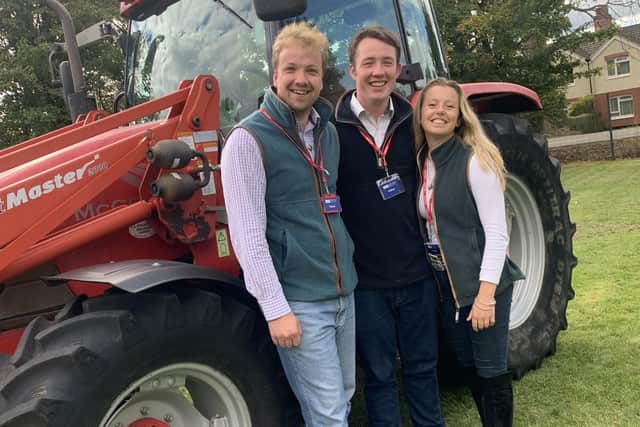 The chair of Leicestershire Young Farmers, Greg Parkes, along with two of his colleagues, farmers Matt Kirk and Jess Armitage, were invited to speak to the children.