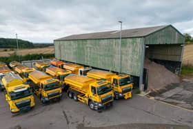 Leicestershire County Council's fleet of gritters