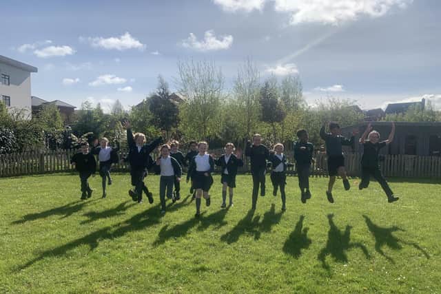 Jumping for joy!