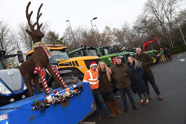 These tractor drivers came down from Nottingham to take part.