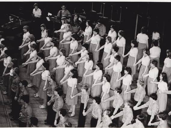The Harborough Singers at the Royal Albert Hall in 1982