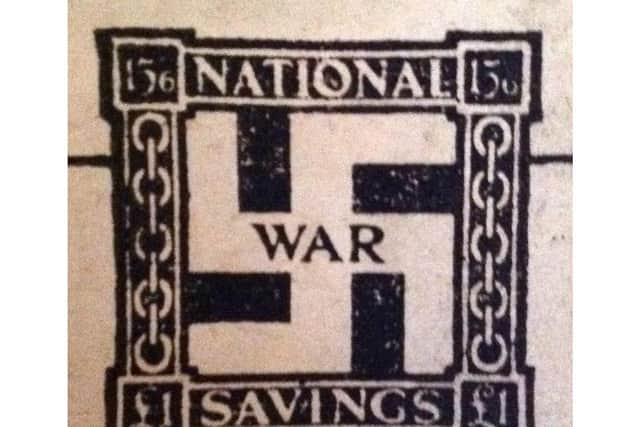 The British National War Savings emblem during the First World War