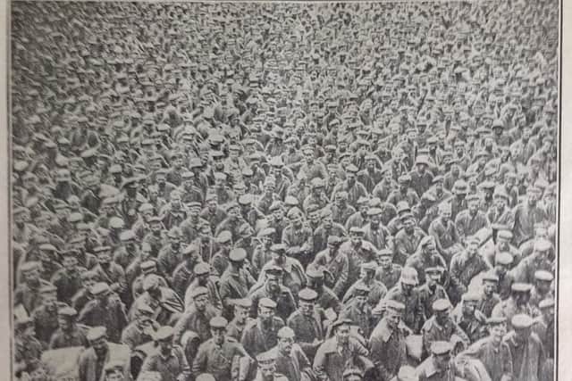 Some of the 70,000 German prisoners of war taken during August 1918