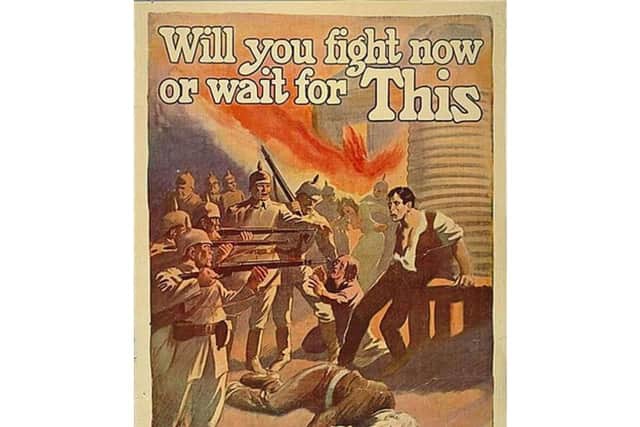 A British propaganda poster