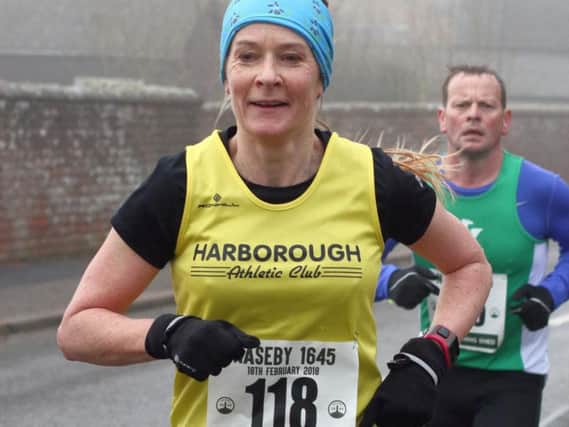 Jacquie Hanmer took the first female position in the Naseby 1645