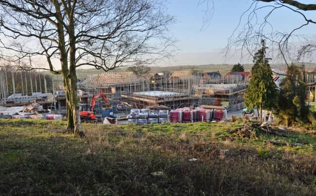 New homes on the site of Overstone House now named Little Bowden Rise in Market Harborough. PICTURE: ANDREW CARPENTER