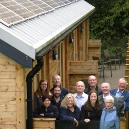 Solar panels at Harborough's Archway Health Hub which were installed as part of the first Harborough Energy share offer