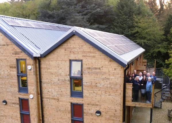Solar panels at Harborough's Archway Health Hub which were installed as part of the first Harborough Energy share offer