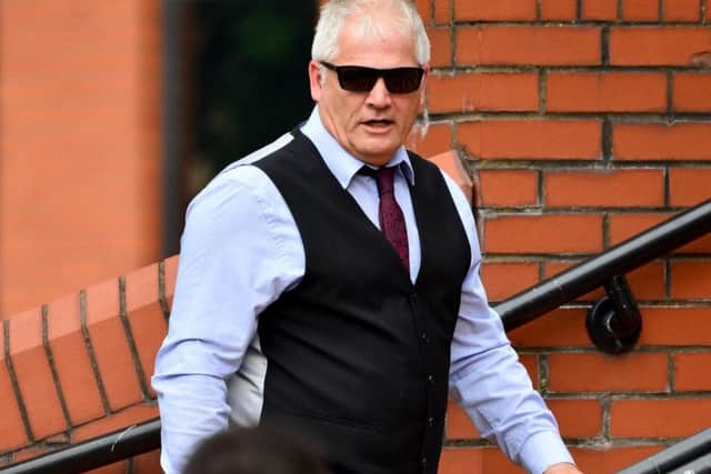 Gary Gardner outside court. Photo from News Team/SWNS