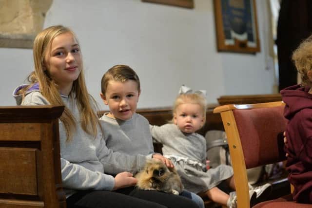 A service of thanksgiving and blessing for pets at St Peter and St Paul in Great Bowden. PICTURE: ANDREW CARPENTER