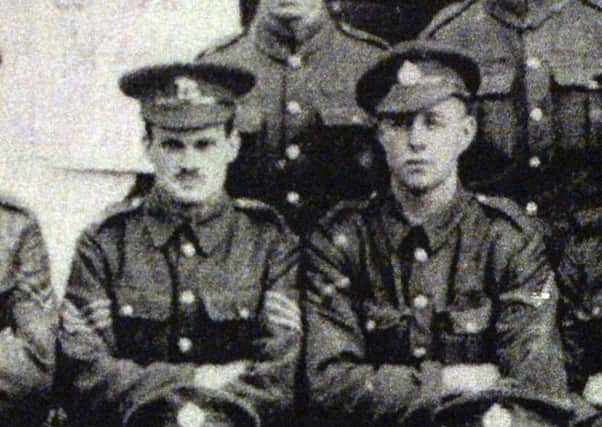 Henry Orpen and Arthur Clarke at Clipstone Camp