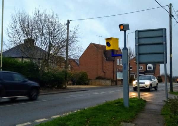 The speed camera in North Kilworth