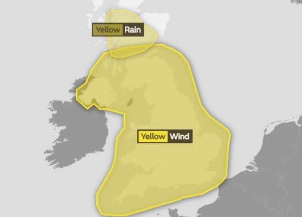 Much of the UK will be hit by bad weather on Friday