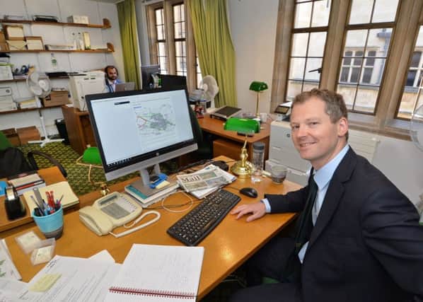 Harborough's Neil O'Brien MP in his office at Westminister. PICTURE: ANDREW CARPENTER NNL-180521-113832005