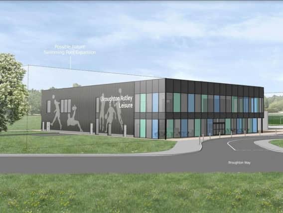 An artist's impression of the planned leisure centre