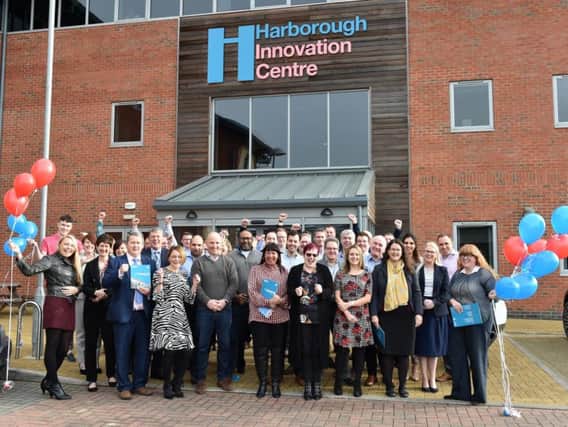 The celebration of the launch of the seven-year Impact Report at Harborough Innovation Centre