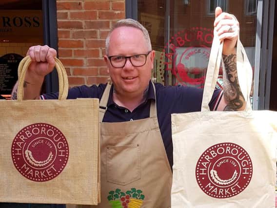 Harborough Market will be giving away reusable bags on July 20, 2019