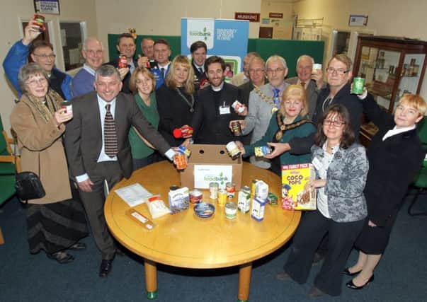 Lutterworth One Stop Shop at Wycliffe House, Lutterworth hold their official launch of the Lutterworth and Villages Food Bank