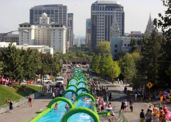 Slide the City is coming to Birmingham this summer