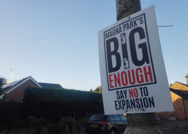 Protests against the expansion of Magna Park