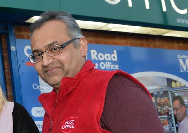 Vipal Pabari of the Connaught Road post office in Market Harborough. PICTURE: ANDREW CARPENTER