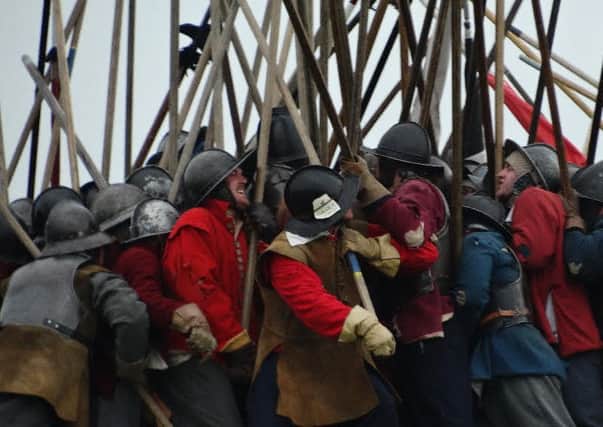 History enthusiasts re-enact the Battle of Naseby