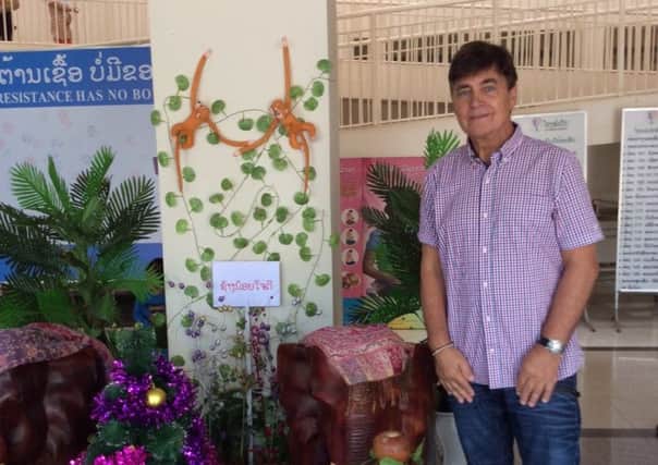 Peter James at Childrens Hospital Vientiane, Laos