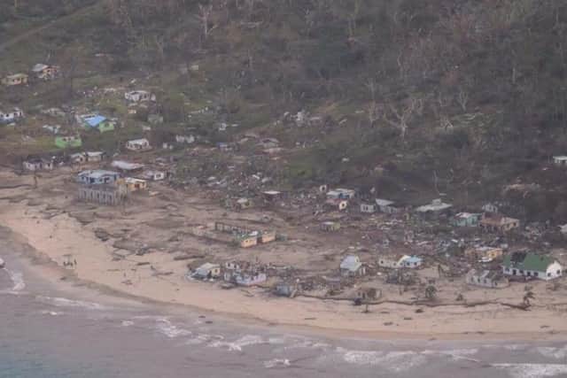 Harborough man Aaron Eason is raising money for two villages in Fiji which were devastated by Cyclone Winston