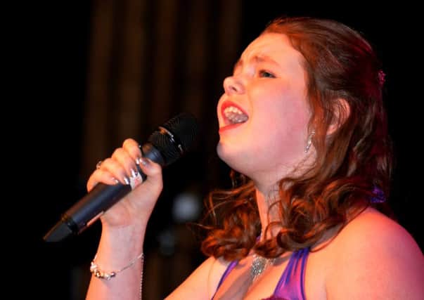 Kara Harmer who performed both Cilla Black's "You're My World" and "On My Own" from Les Miserables