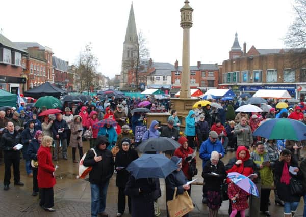 The 2015 Good Friday event in Harborough