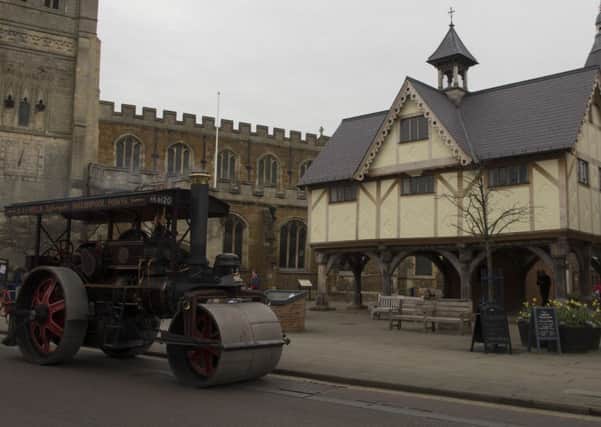 A steam engine used in the Harborough area decades ago made a return visit