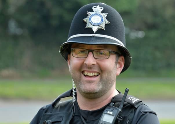 Pc John Jephcott will be joining the team at Lutterworth in mid may.
PICTURE: ANDREW CARPENTER