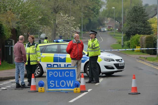 Scene of the gas leak on Great Bowden Road in Market Harborough.PICTURE: ANDREW CARPENTER NNL-161105-165404001