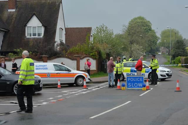 Scene of the gas leak on Great Bowden Road in Market Harborough.PICTURE: ANDREW CARPENTER NNL-161105-165416001