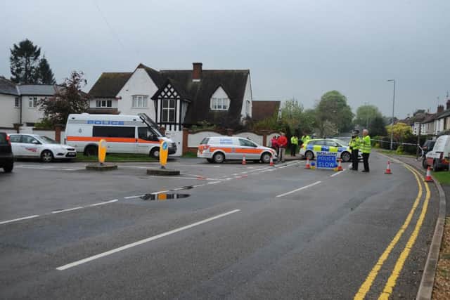Scene of the gas leak on Great Bowden Road in Market Harborough.PICTURE: ANDREW CARPENTER NNL-161105-165514001