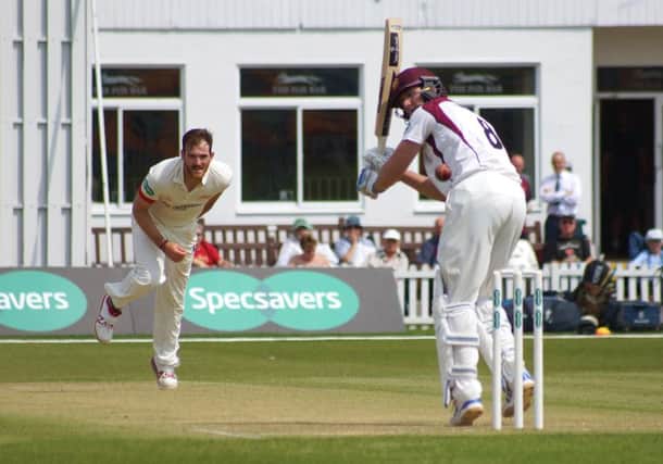 Ben Raine is in good form for Leicestershire