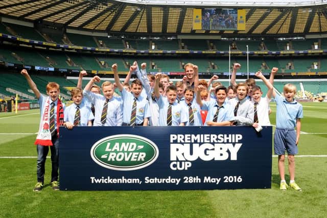 Market Harborough under-12s had a day out at Twickenham. Picture by onEdition