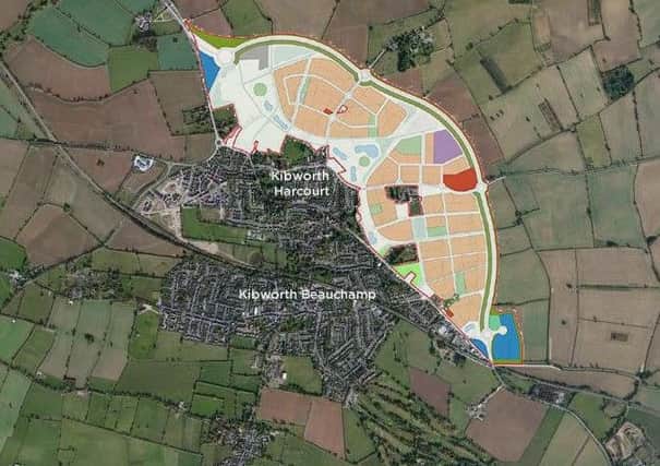 The propose site for 1,600 new homes.