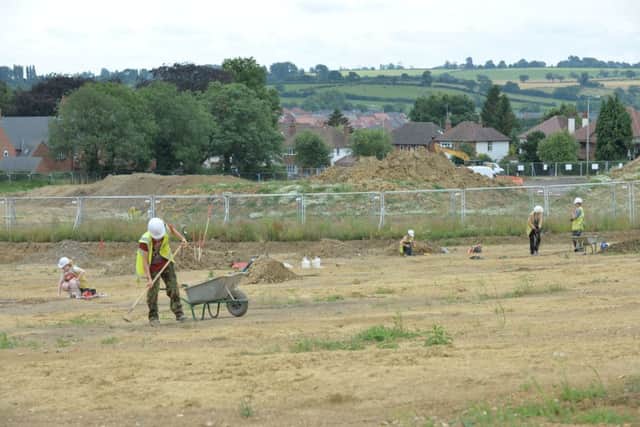 Allen Archaeology at work on the Linden Homes Lubenham Hill site.
PICTURE: ANDREW CARPENTER NNL-160726-195949005