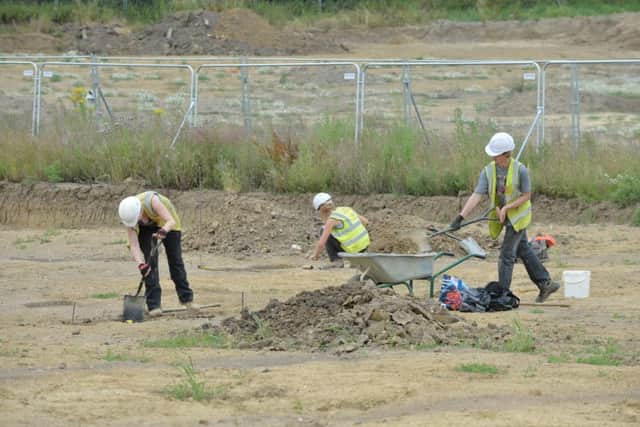 Allen Archaeology at work on the Linden Homes Lubenham Hill site.
PICTURE: ANDREW CARPENTER NNL-160726-200002005