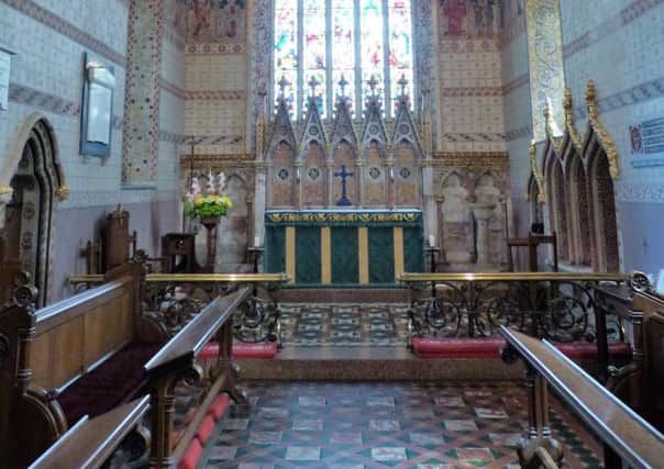 The Chancel at the church in Ashley