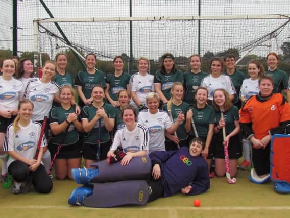 Market Harborough Hockey Club's second and third teams played each other in the league