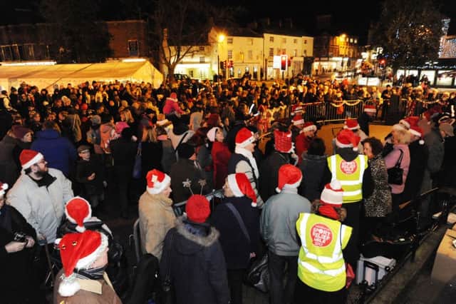 The Christmas lights switch-on in 2013.
